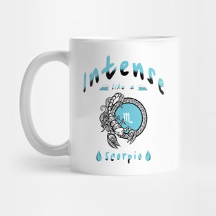 Zodiac attributes: Scorpio white Mug